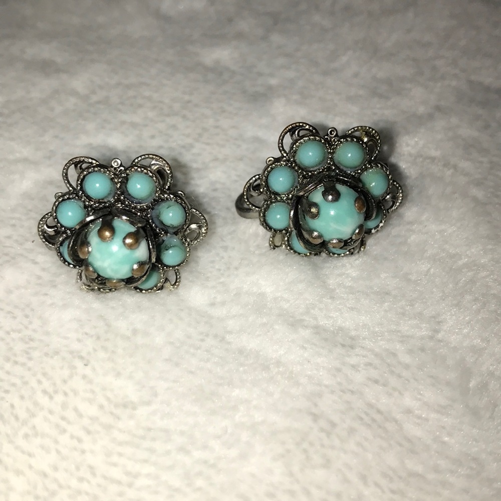 Sterling silver turquoise earrings
